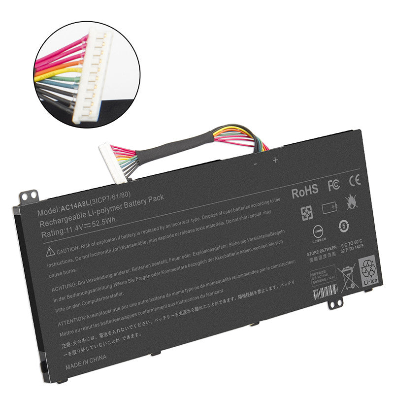 AC14A8L Battery For Acer Aspire Nitro V17 VN7-791G VN7-792G VX5-591 VX5-591G