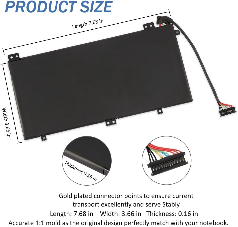 HB4593J6ECW-31 Battery for Huawei MateBook 13 WRT-WX9 WRT-W19 WRT-W09 WRT-W29
