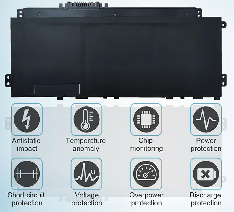 43.3Wh PV03XL PP03XL Battery for HP Pavilion x360 13-BB 14-DV 14M-DW 14-DK 15-EH