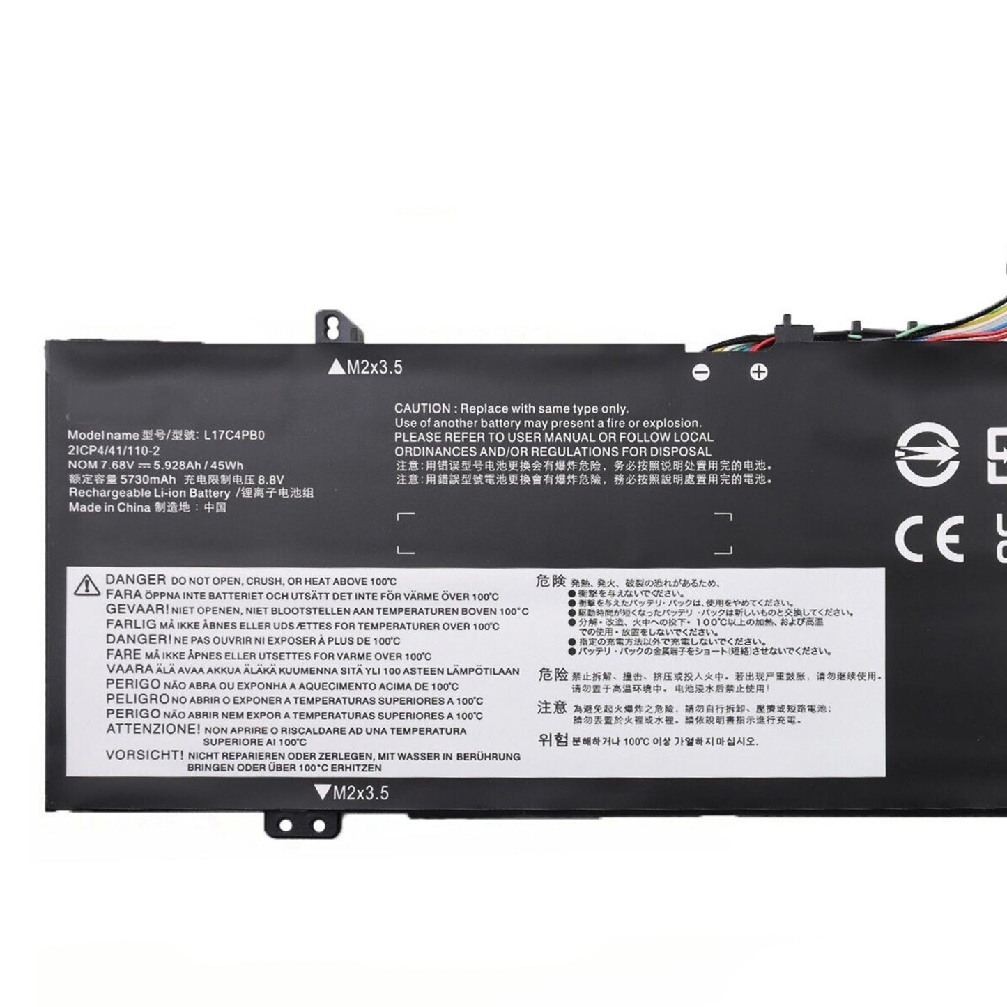 L17C4PB0 Battery For Lenovo Yoga 530-14IKB IdeaPad 530S-14IKB Flex 6-14IKB-81EM