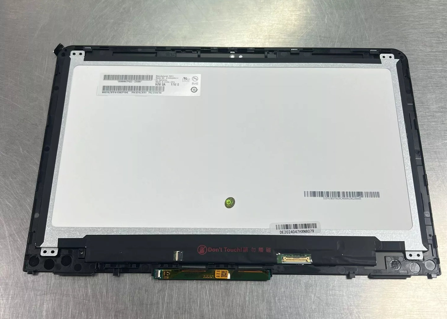Écran tactile LCD LED + lunette pour HP Pavilion X360 13-U165NR (856019-001)