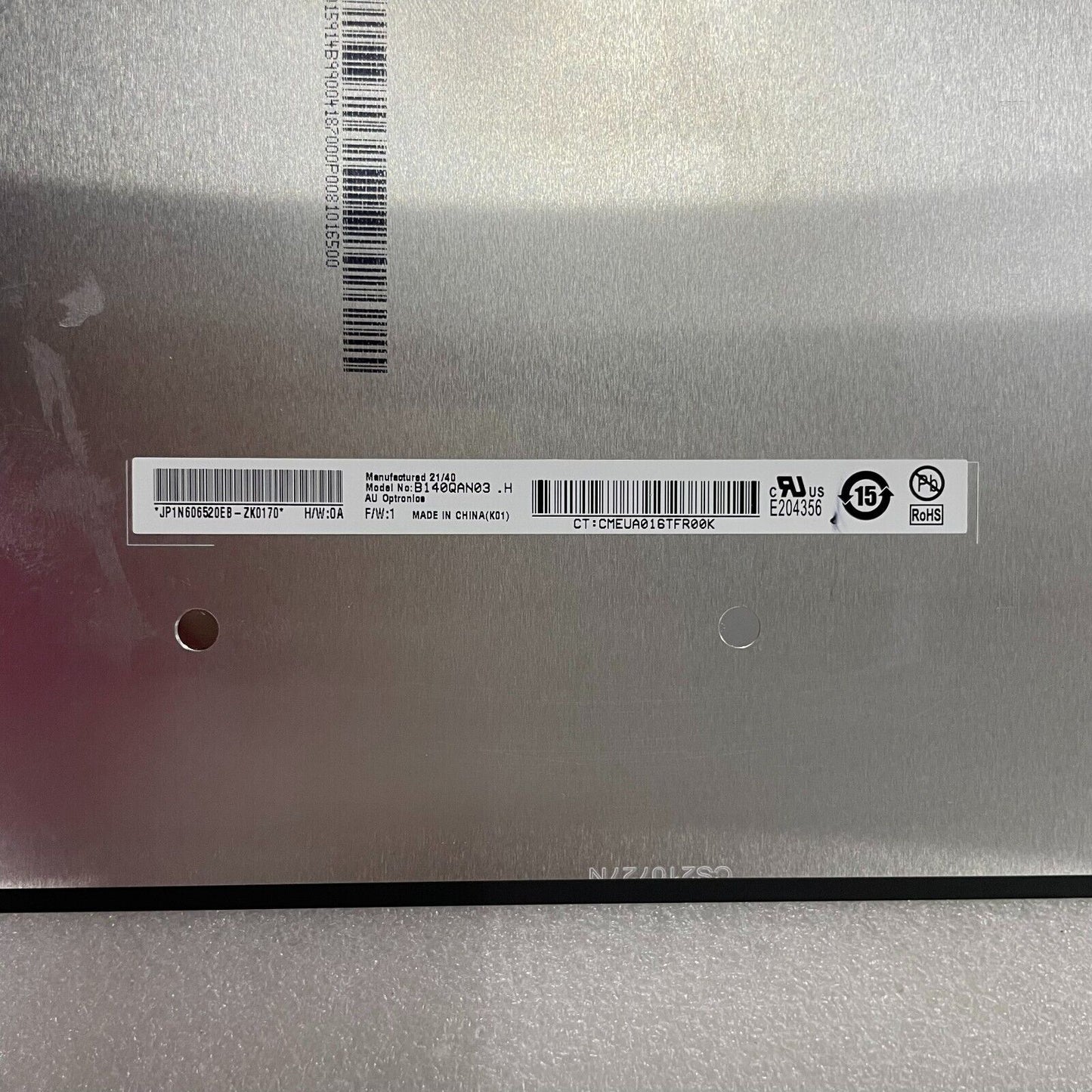 B140QAN03.H QHD 2560x1600 Dream Color LCD SCREEN HP ZBOOK FIREFLY 14G9 G10 40PIN