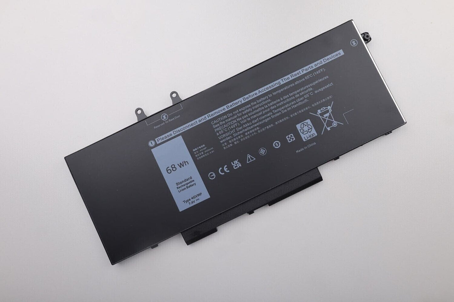4GVMP Battery for Dell Latitude 5400 5500 Precision 3540 Laptop 9JRYT C5GV2 68Wh