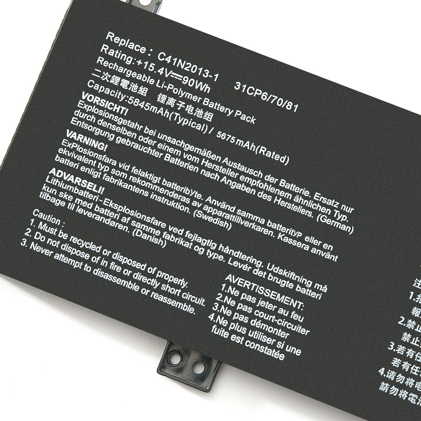 C41N2013 C41N2013-1 Battery For Asus ROG Zephyrus M16 GU603 S17 GX703 G15 GA503