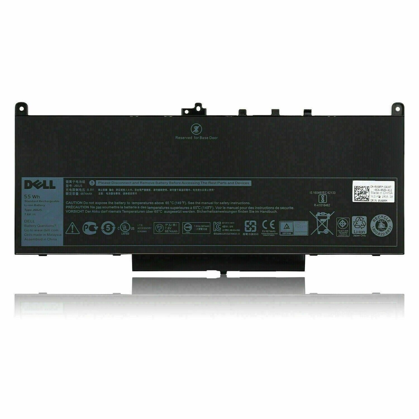 new Genuine J60J5 Battery for Latitude E7270 E7470 MC34Y 242WD GG4FM R1V85 451-BBSX