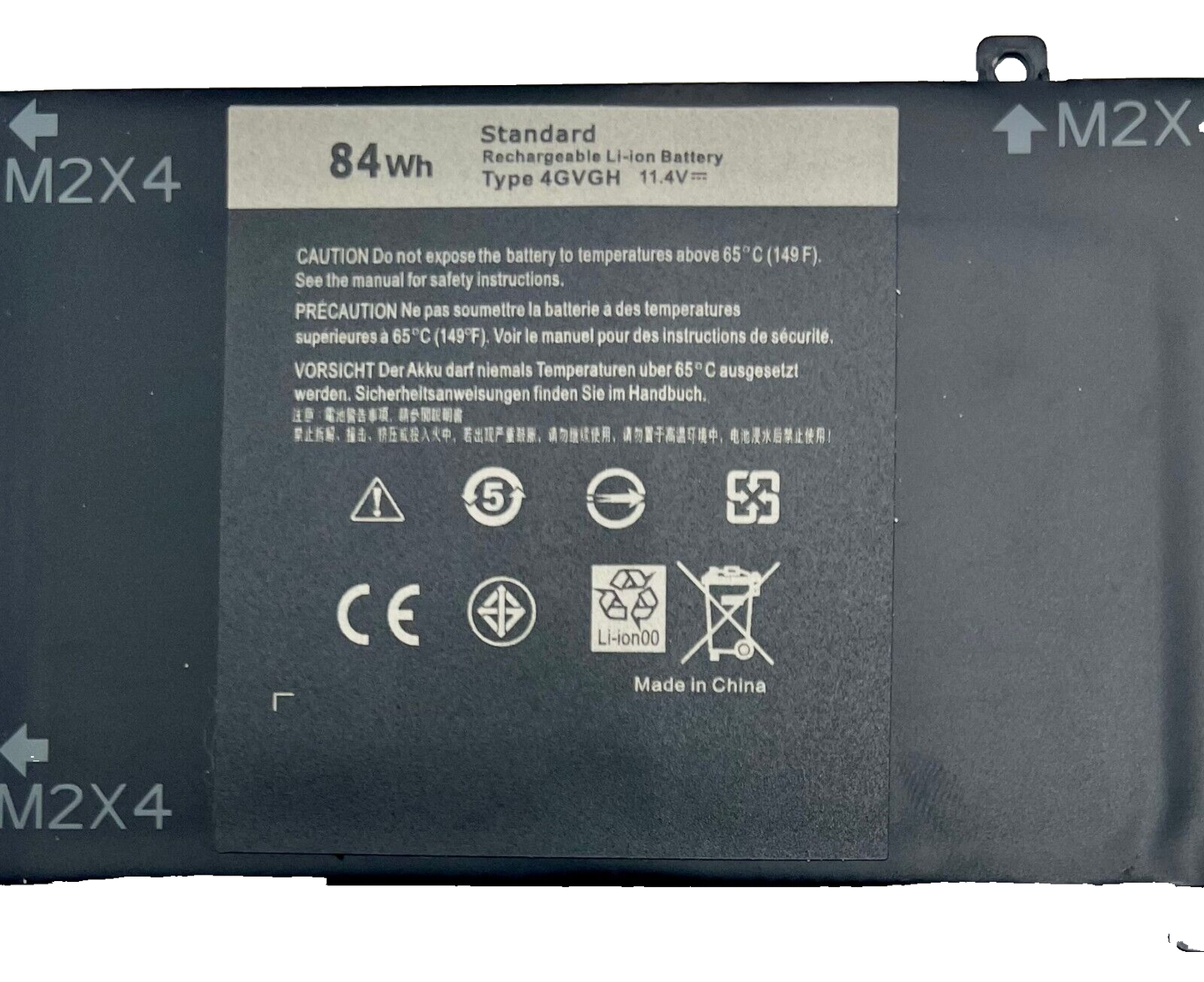 84Wh 4GVGH Laptop Battery Compatible With Dell XPS 15 9550 15-9550 P56F P56F001