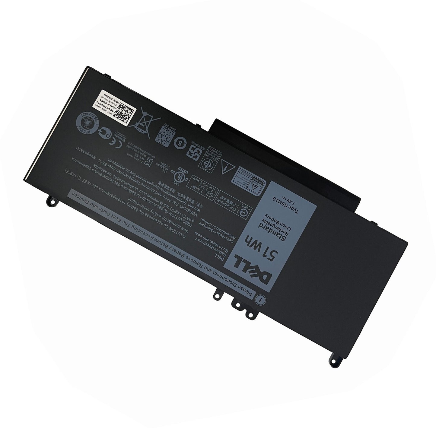 Genuine 51Wh G5M10 WYJC2 8V5GX TXF9M Battery For Dell Latitude E5270 E5450 E5550