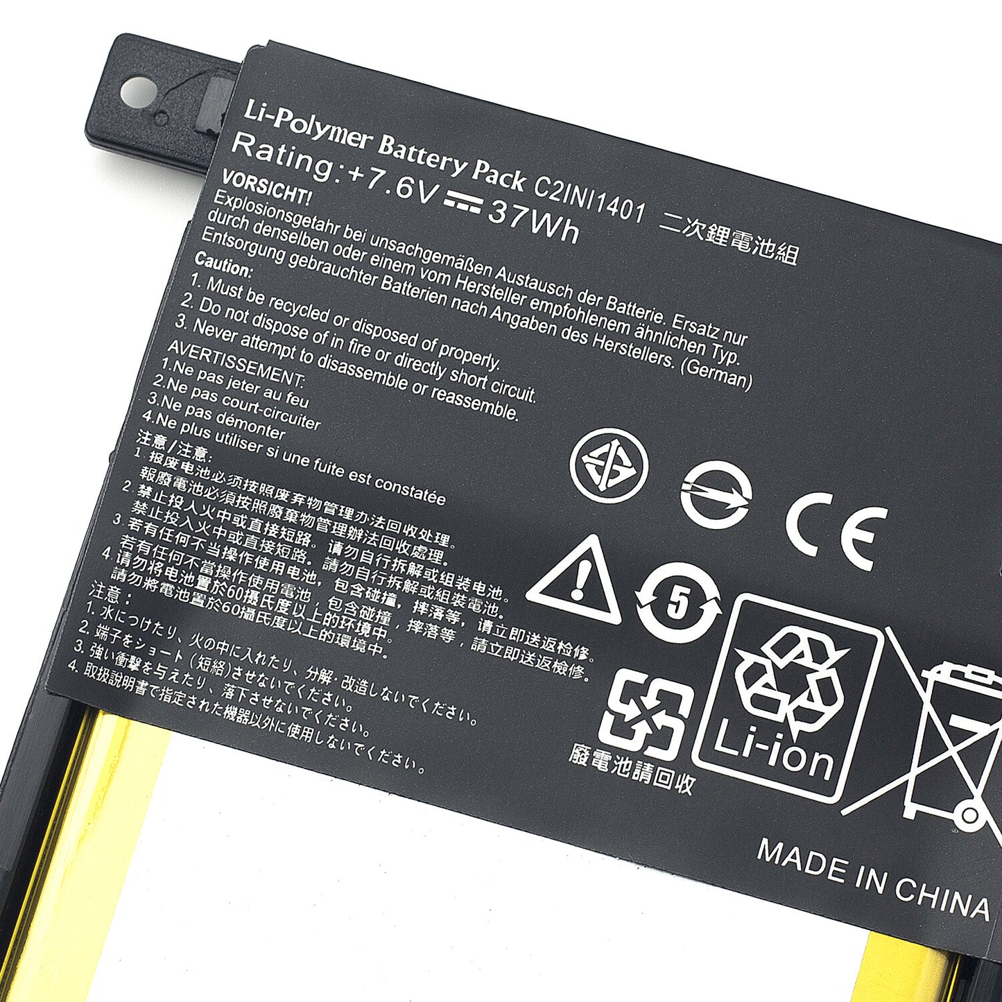 C21N1401 Laptop Battery For Asus X455L X455LA X455LD X455LF X455LJ Y483L Y483LD