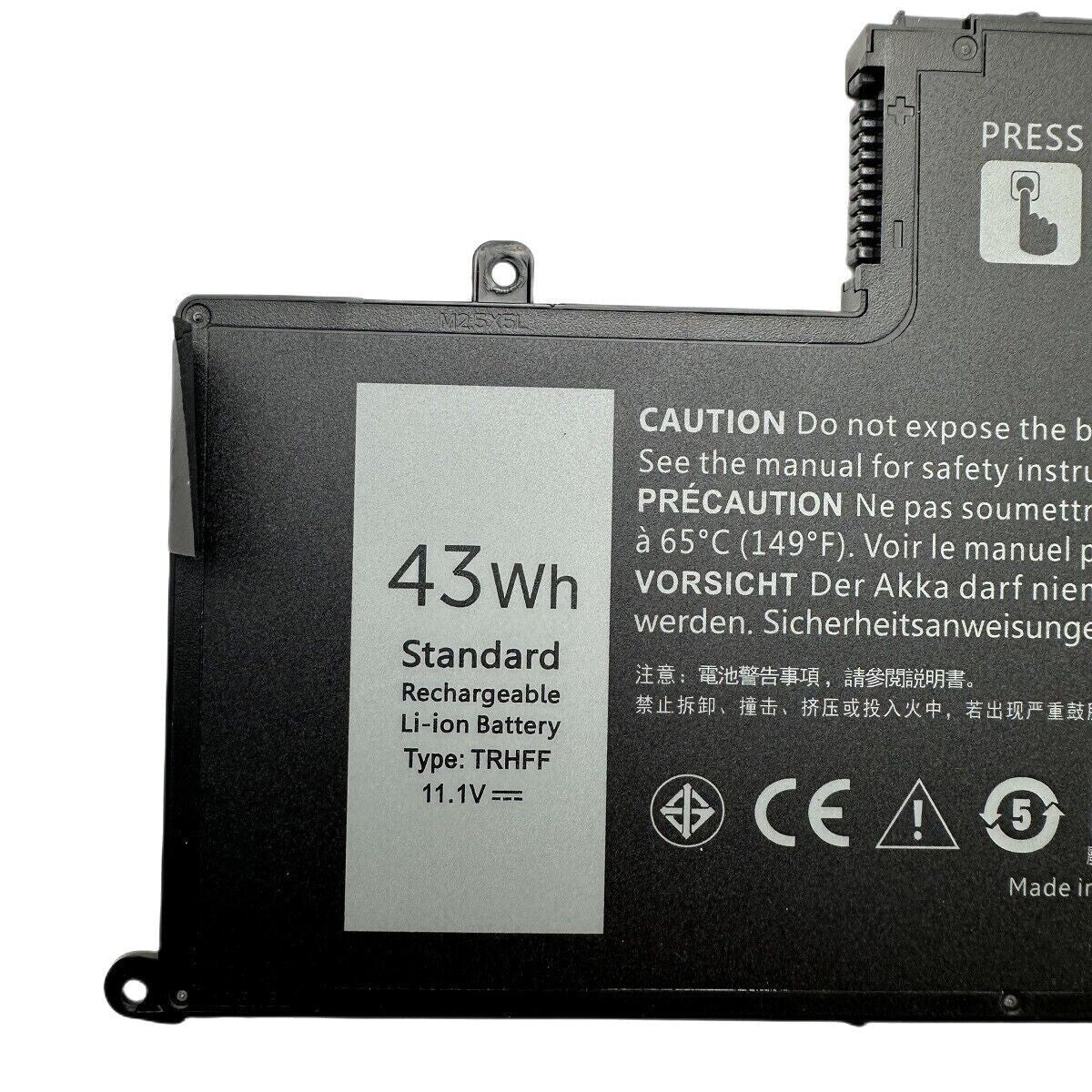 TRHFF Battery For Dell Inspiron 15-5547 5545 5548 N5447 Latitude 3450 3550 43Wh