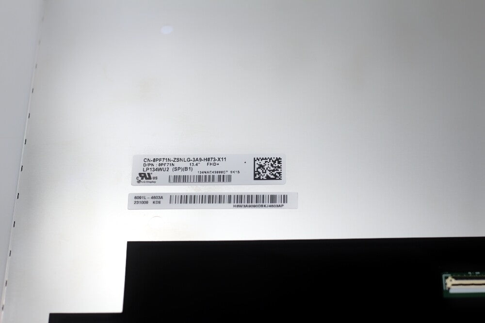 13.4" WUXGA Dell XPS 13 9340 Display LCD LED Screen Non-Touch Panel 1920×1200
