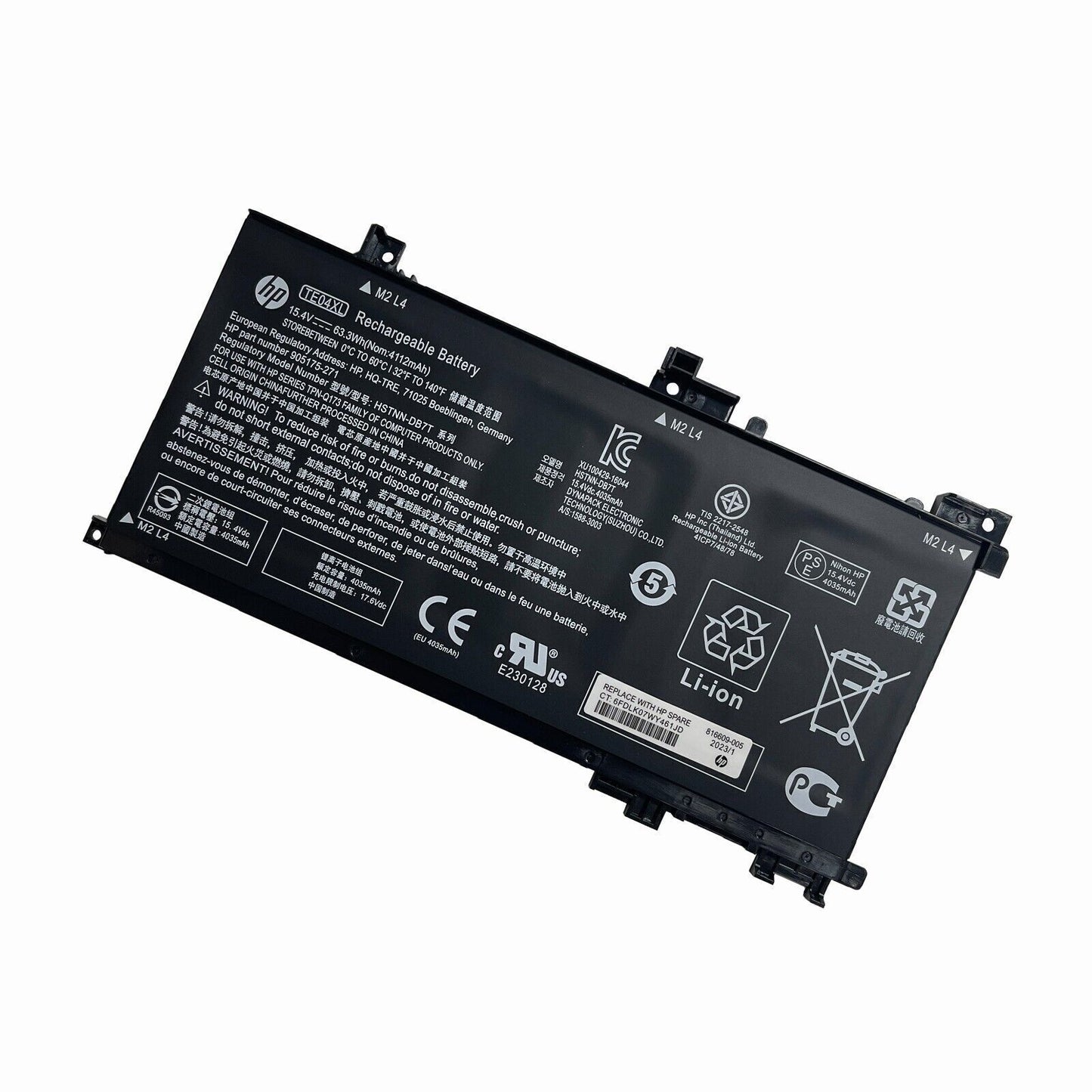 NEW NEW TE04XL Battery For HP Omen 15-AX Pavilion 15-BC 905277-855 905175-271