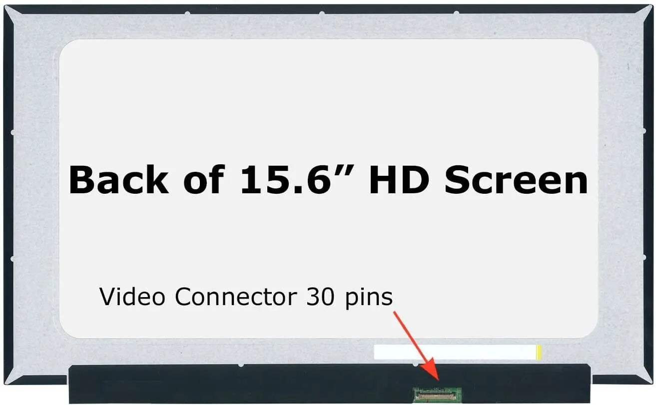 Screen Replacement for XCX-NV156WHM-N41 HD 1366x768 Matte LCD LED Display