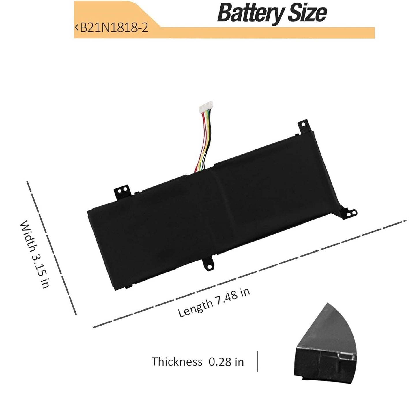 B21N1818-2 C21N1818-2 BATTERY FOR ASUS VivoBook 14 F412 F412FA A412 X412 R424DA