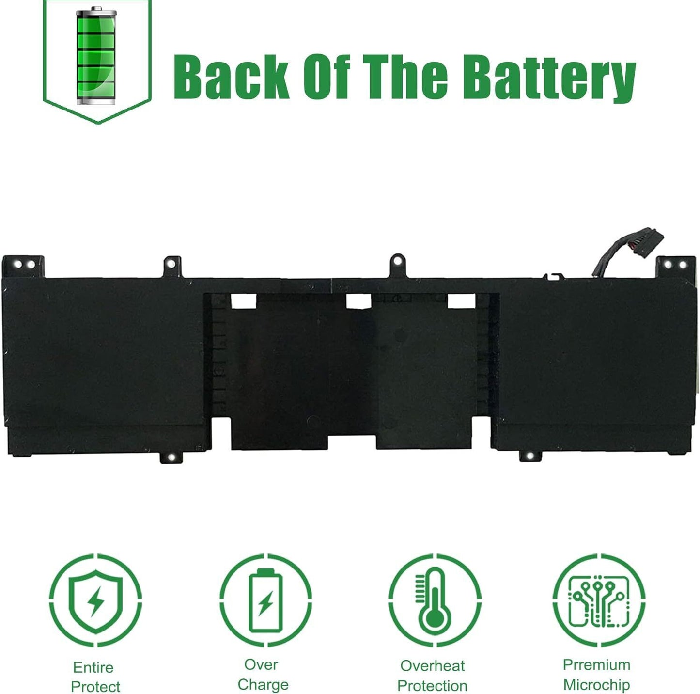3V806 N1WM4 2VMGK Battery for Dell 13 R2 13.3" ALW13ED-1708 P56G Series Notebook