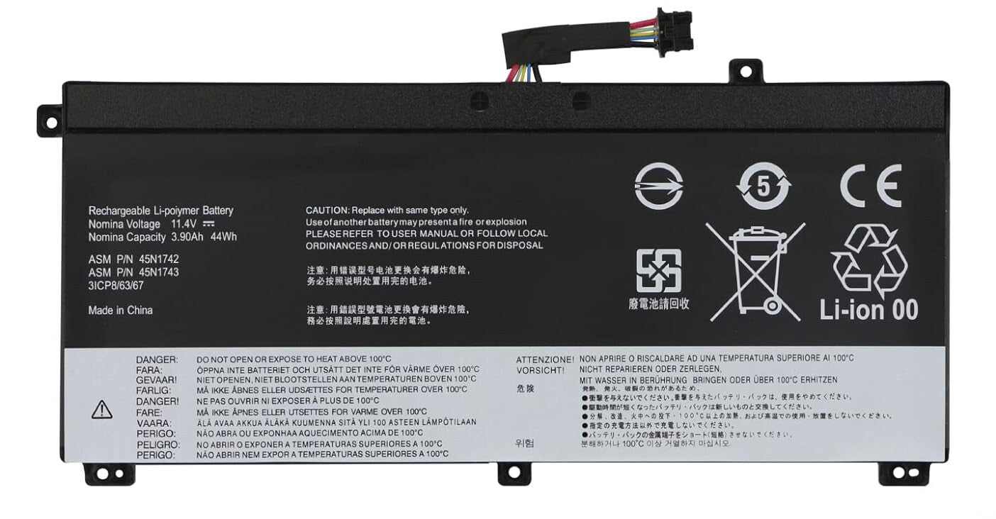 45N1742 45N1741 battery for Lenovo ThinkPad T550 T550s T560 W550 W550s 00NY639