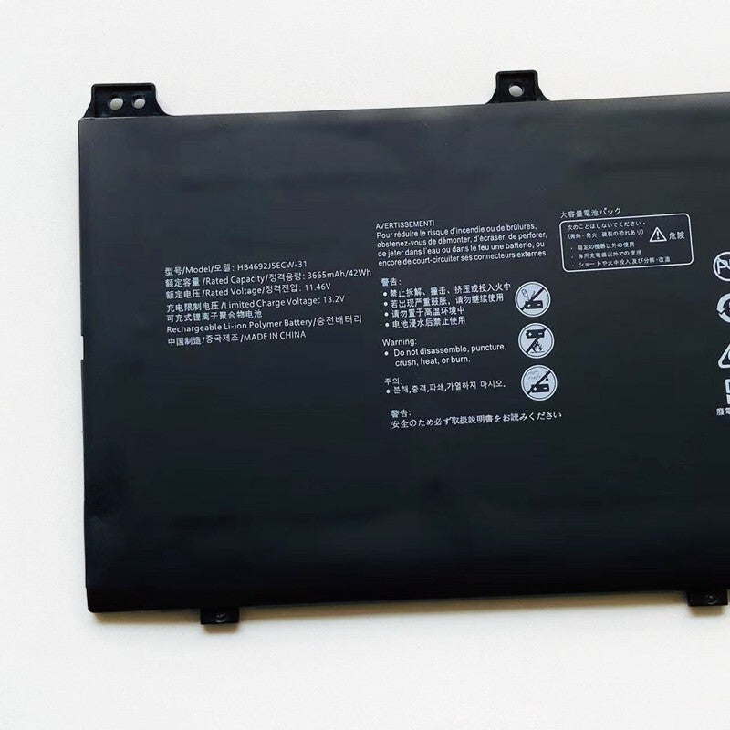 HB4692J5ECW-31 Battery For Huawei MateBook D 15 2020 15-53010TUY 11.46V 42Wh