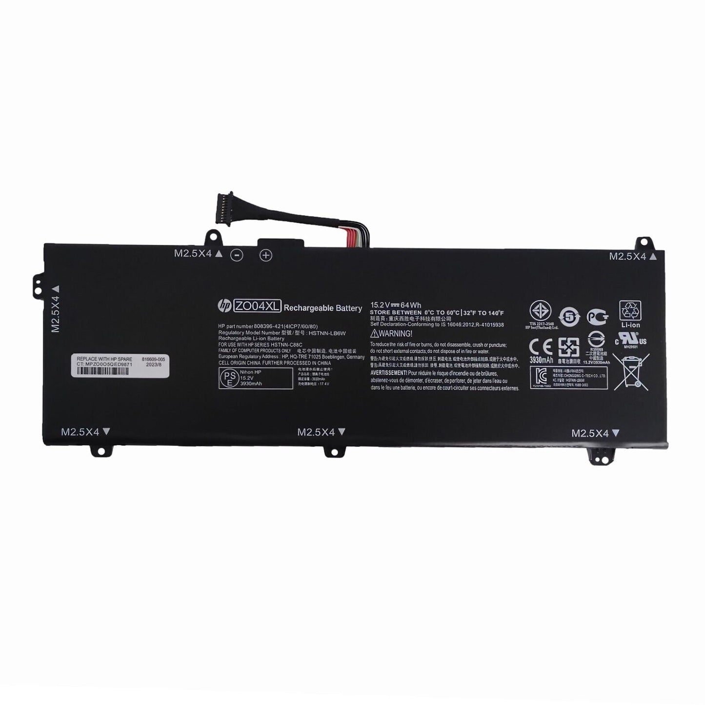 Genuine ZO04XL Battery fr HP ZBook Studio G3 G4 808396-421 808450-001 HSTNN-CS8C