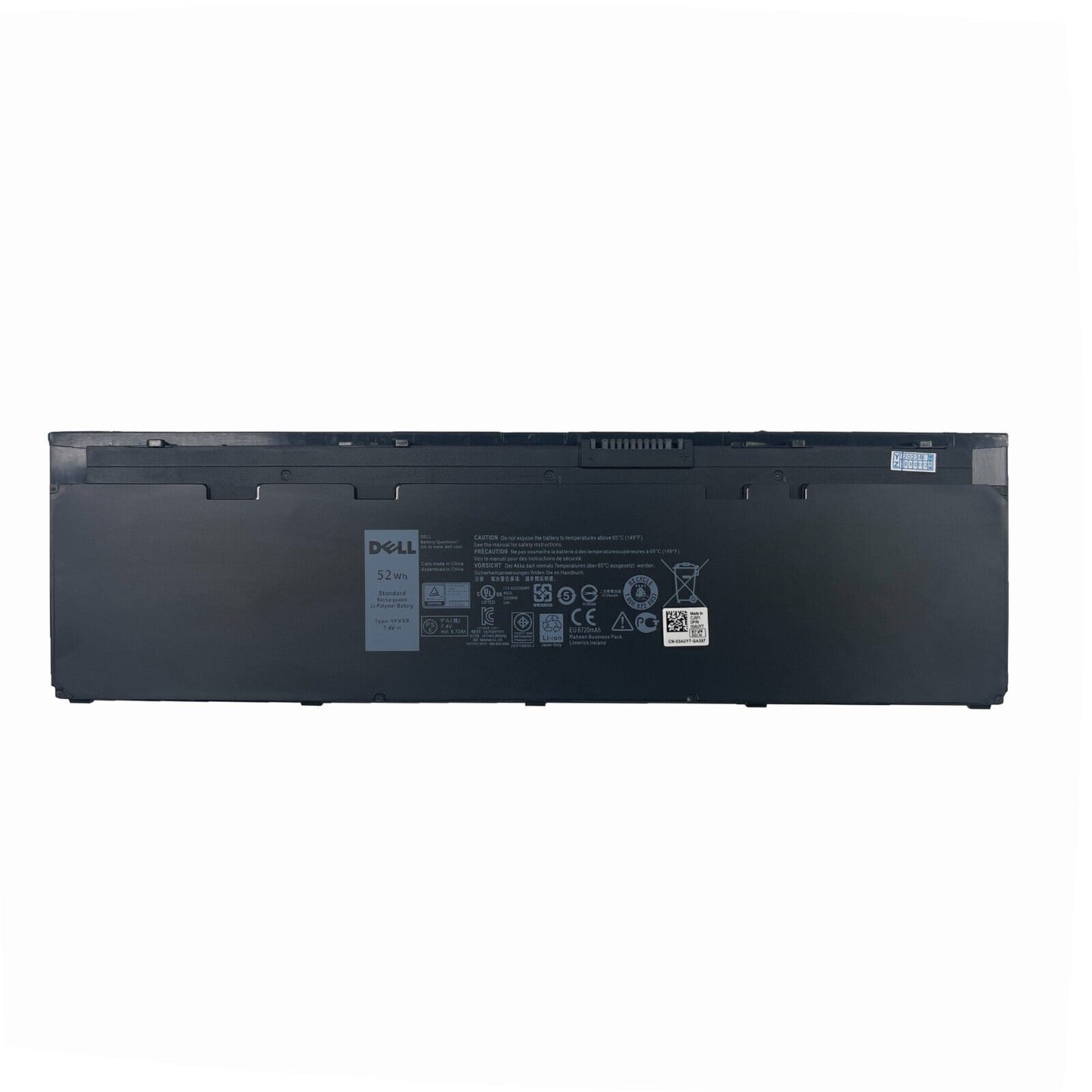 NEW Genuine 52Wh VFV59 WD52H FW2NM Battery For Dell Latitude 12 7000 E7240 E7250