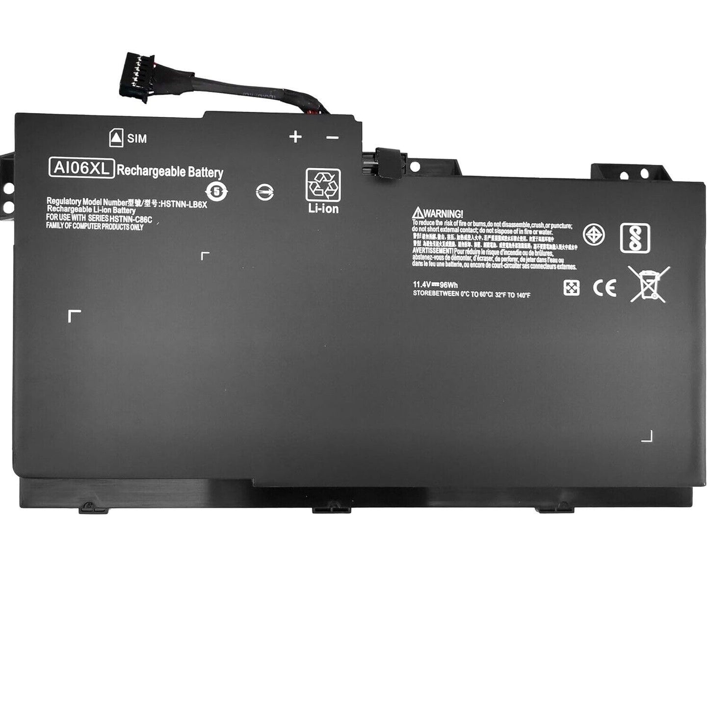 AI06XL BATTERY FOR HP ZBook 17 G3 Xeon HSTNN-LB6X HSTNN-C86C 808397-421
