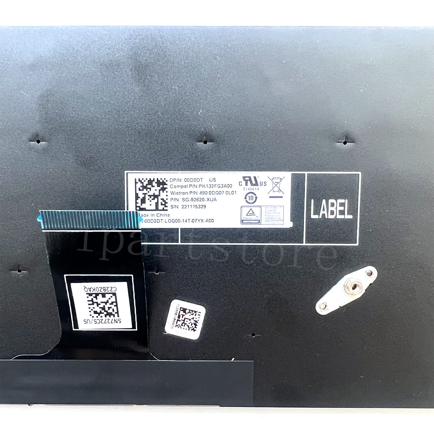 Laptop Keyboard For Dell Chromebook 11 5190 3100 3400 0D2DT 00D2DT