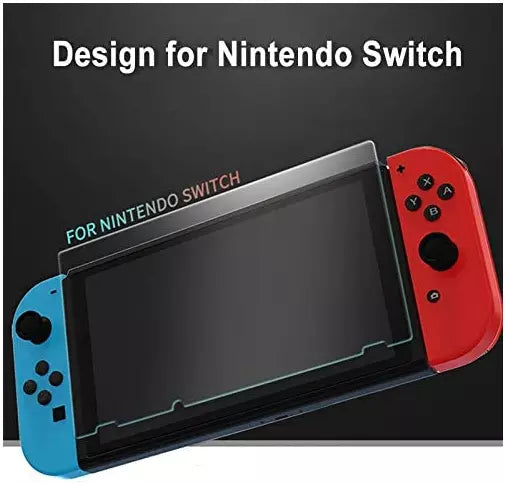 (3 Pack) Nintendo Switch Premium Tempered Ultra Clear Glass Screen Protector Tempered Glass