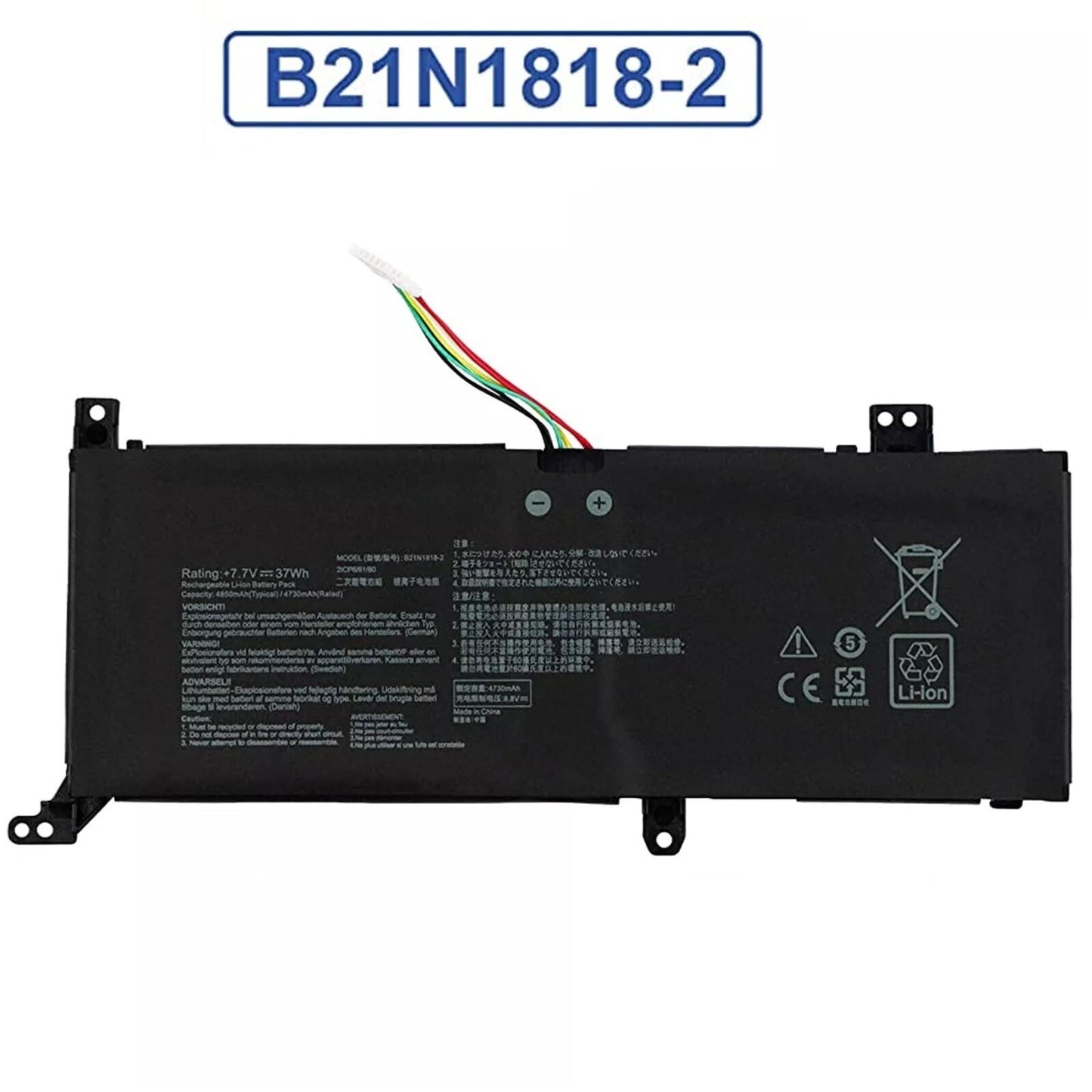 B21N1818-2 C21N1818-2 BATTERY FOR ASUS VivoBook 14 F412 F412FA A412 X412 R424DA