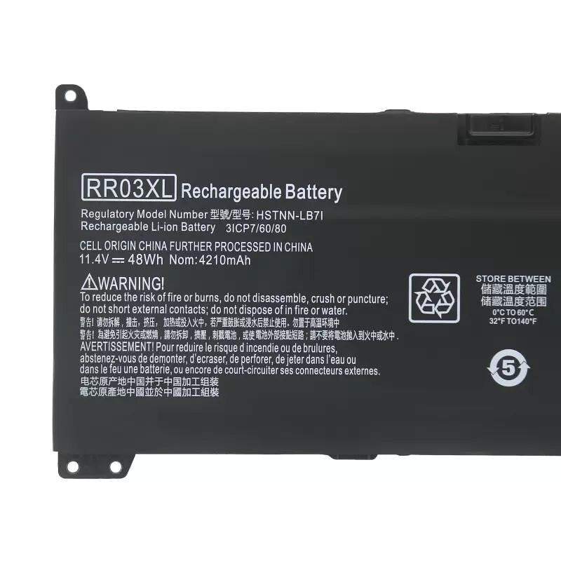 RR03XL LAPTOP BATTERY FOR HP PROBOOK 430 440 450 470 G4 G5 SERIES HSTNN-PB6W