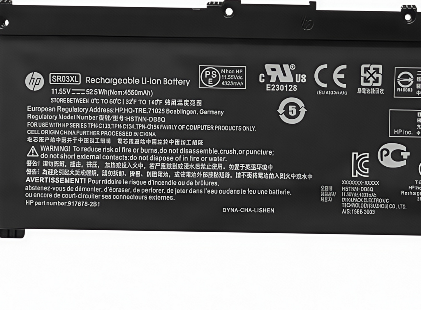 Genuine SR03XL Battery for HP Pavilion 15-CX 15-CX00 15-cb00 TNN-DB8Q L08855-855