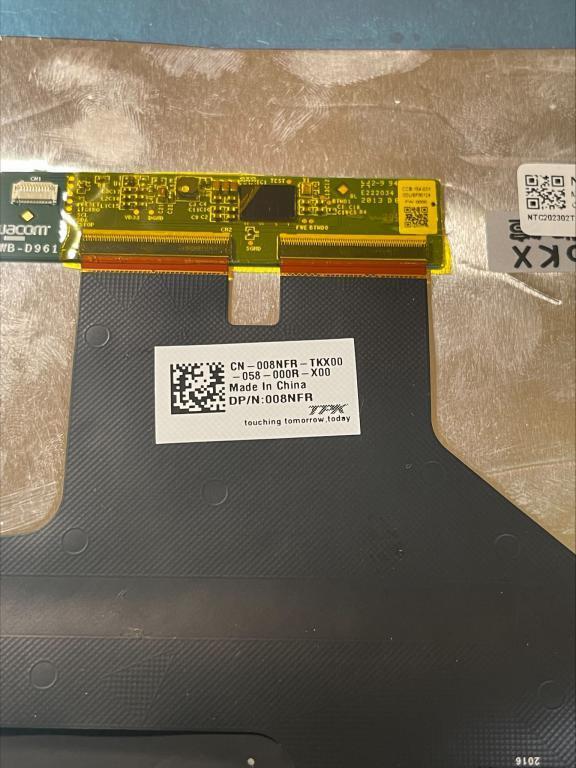 DELL XPS 15 9510 15.6" 3.5K VWA 60HZ GLOSSY TOUCH OLED LCD SCREEN ASSEMBLY 08NFR