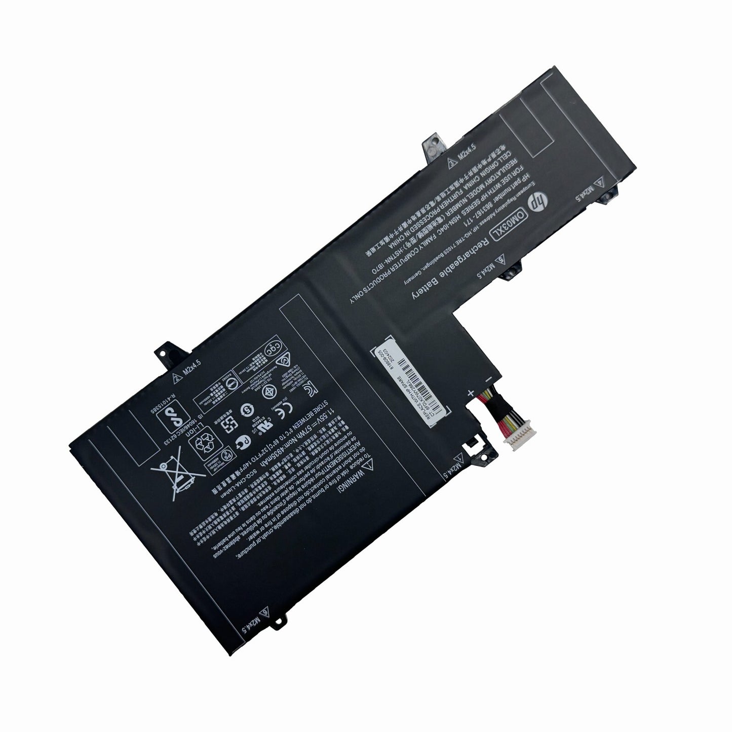 Genuine 57Wh OM03XL Battery for HP EliteBook X360 1030 G2 HSTNN-IB70 863280-855