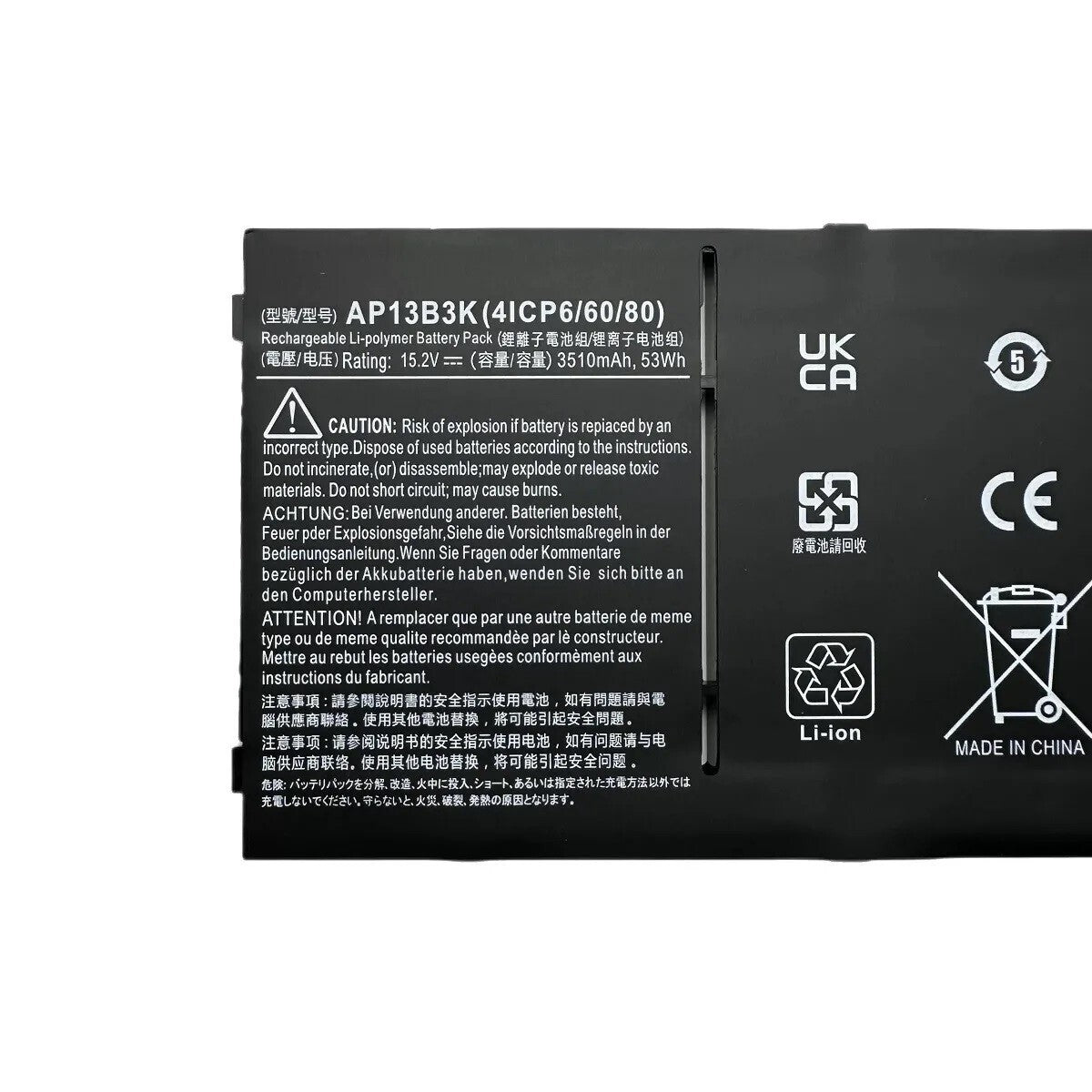 AP13B3K AP13B8K Battery For Acer Aspire M5-583P Series M5-583P-6637 M5-583P-6423