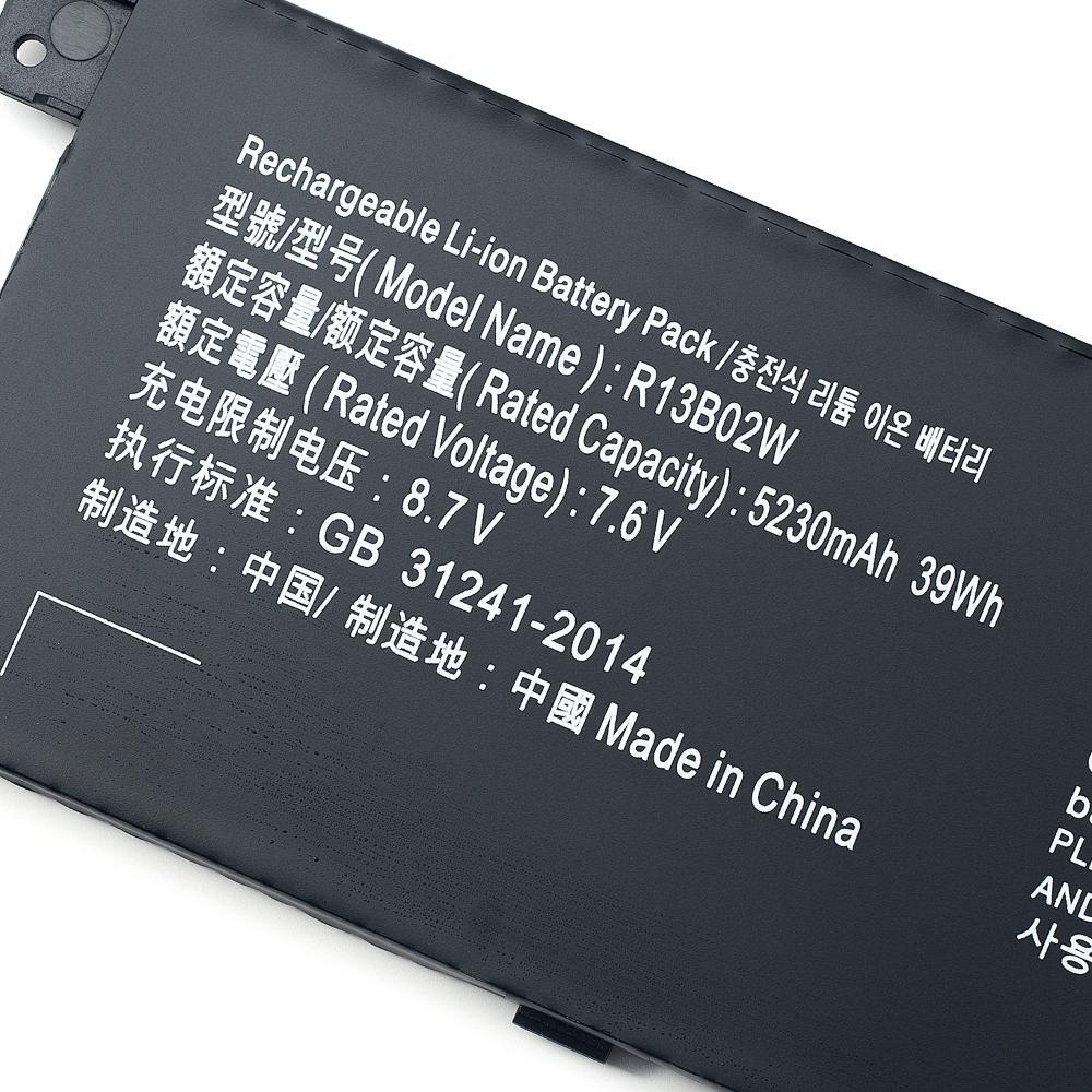 R13B02W R13B01W Laptop Battery For Xiaomi Mi Air 13.3" 13.3 INCH Series Notebook