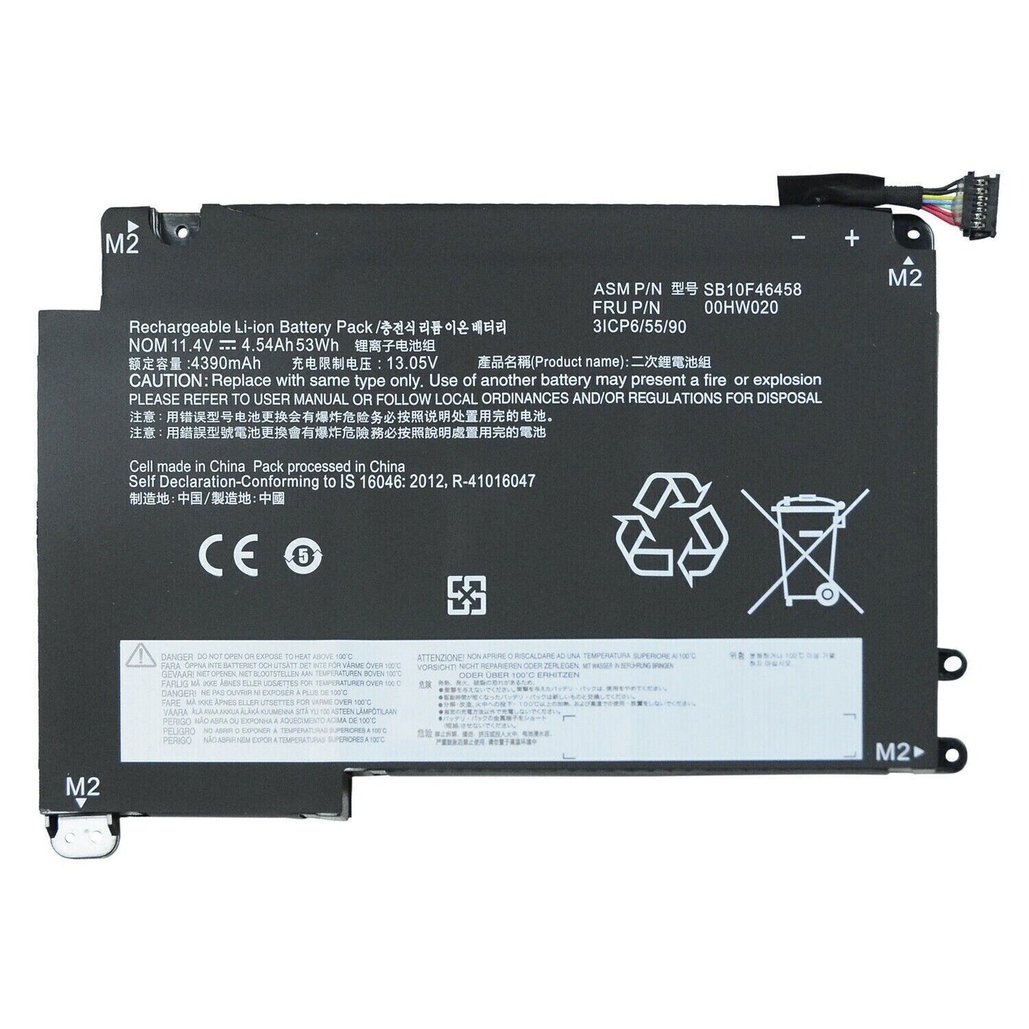 00HW020 Battery for Lenovo ThinkPad Yoga 460 Yoga P40 Series 20GQ 20GR 00HW021