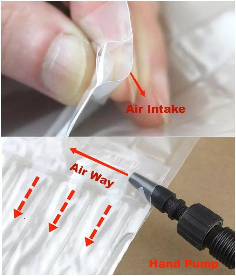 1-500 Pack + Free Pump for 14~15.6in Laptop Inflatable Protective Bubble Air Bag