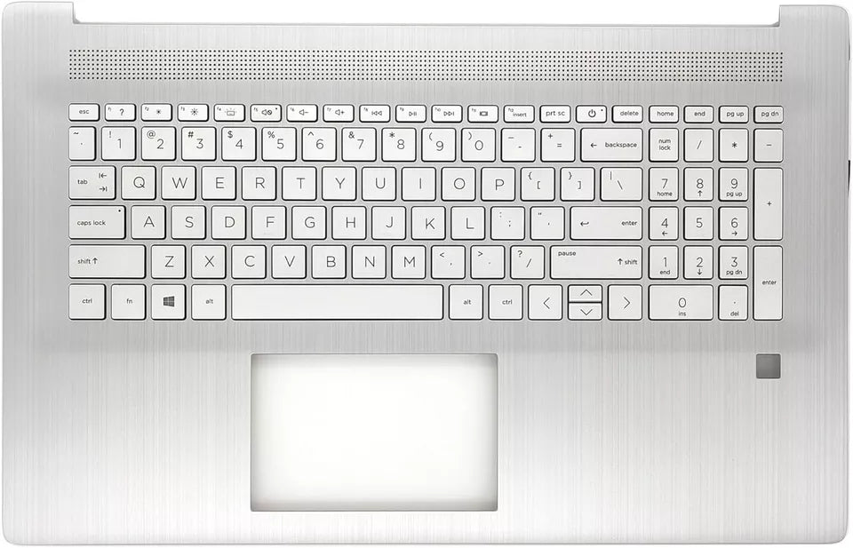 NEW HP 17T-CN000 17Z-CP000 Palmrest Keyboard With Fingerprint Hole M50457-001 US