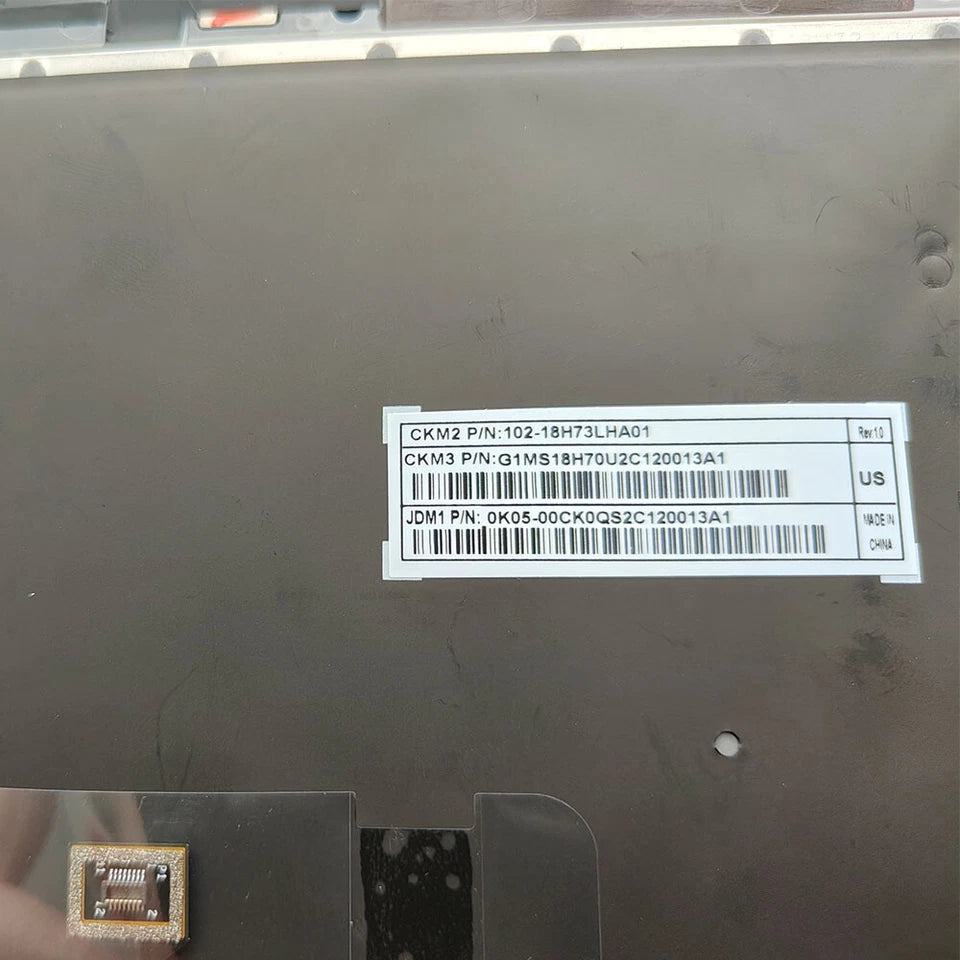 Black Palmrest Backlit Keyboard Touchpad For Microsoft Surface 3/4 13.5" 1951 US