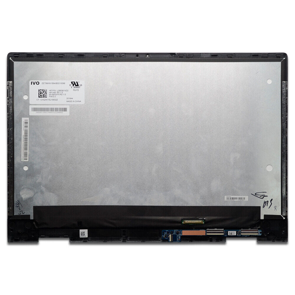 Écran tactile LCD LED 15,6 pouces pour HP Envy X360 15M-DR1011DX 15M-DR1012DX FHD avec cadre 