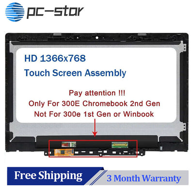 5D10Y67266 For Lenovo 300e Chromebook 2nd Gen AST LCD Touch Screen Assembly New