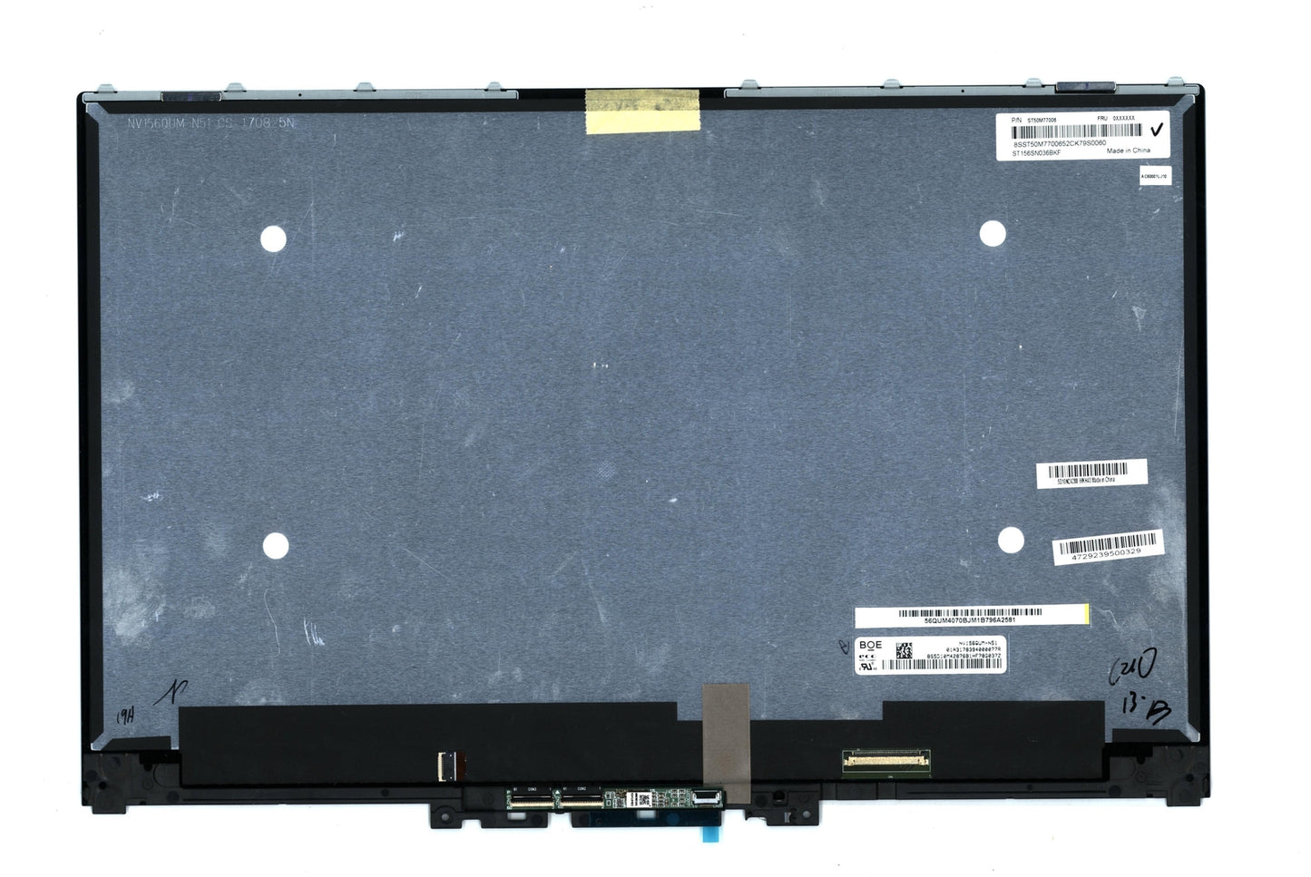 New Lenovo Yoga 720-15IKB Lcd Touch Screen 15.6" 4K UHD 40 Pin 5D10N24288