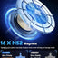 15W 2 IN 1 Wireless Car Charger Fast Charging Mount Automatic Clamping Holder US