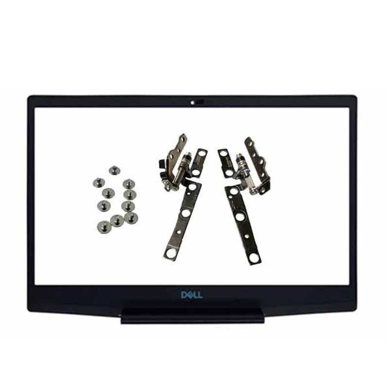 LCD Back Cover Lid Bezel Hinges for Dell G3 15 3590 G3 15 3500 P89F 03HKFN White