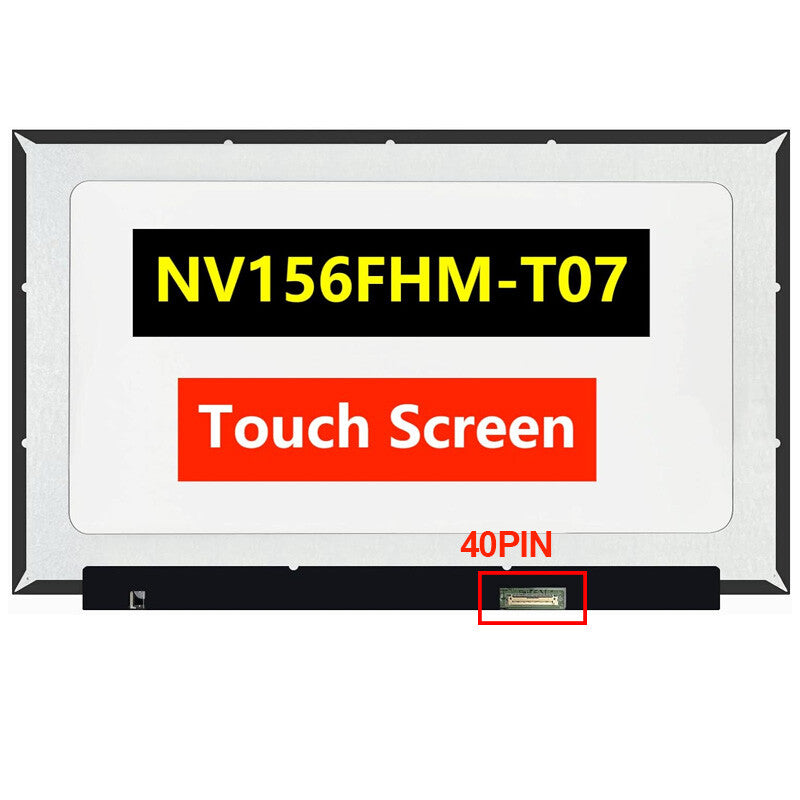 NV156FHM-T07 V8.1 OnCell Touch LCD Screen FHD Lenovo IdeaPad 3-15ITL6 Type 82H8
