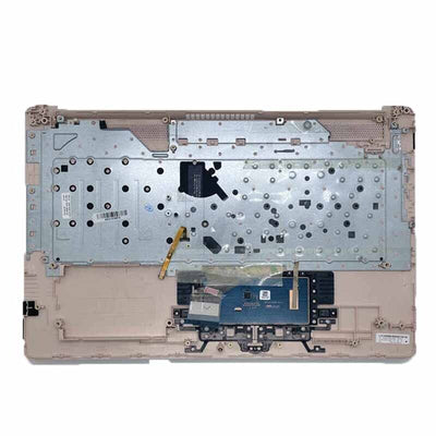 New HP 17CA 17-BY Rose Gold Palmrest Upper Case Backlit Keyboard L28090-001