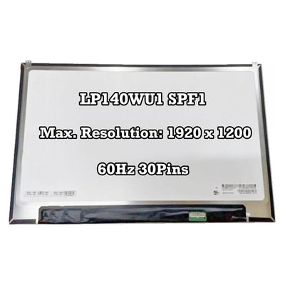 LP140WU1-SPF1 LP140WU1 SPF1 LP140WU1(SP)(F1) WUXGA IPS LCD Screen Display 30 PIN