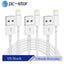 3 Pack Fast Charger Cable Heavy Duty For iPhone 13 12 11 X XR 8 7 Charging Cord