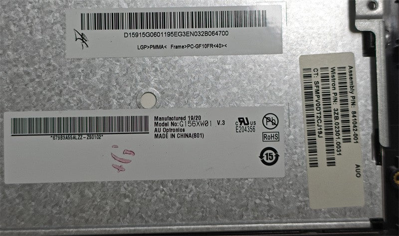 HP SPS-RP9 Panel w/Touch 15.6" Panel Screen Display 842248-001 G156XW01 v.3 total 100pcs