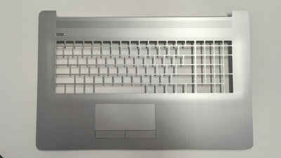 New FOR HP Pavilion 17-CA 17-BY 17.3''Silver Upper Palmrest W/ODD Keyboard Cover