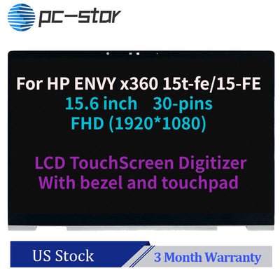 New N47924-001 LCD TouchScreen Digitizer For HP ENVY x360 15-fe0013dx 15T-FE000