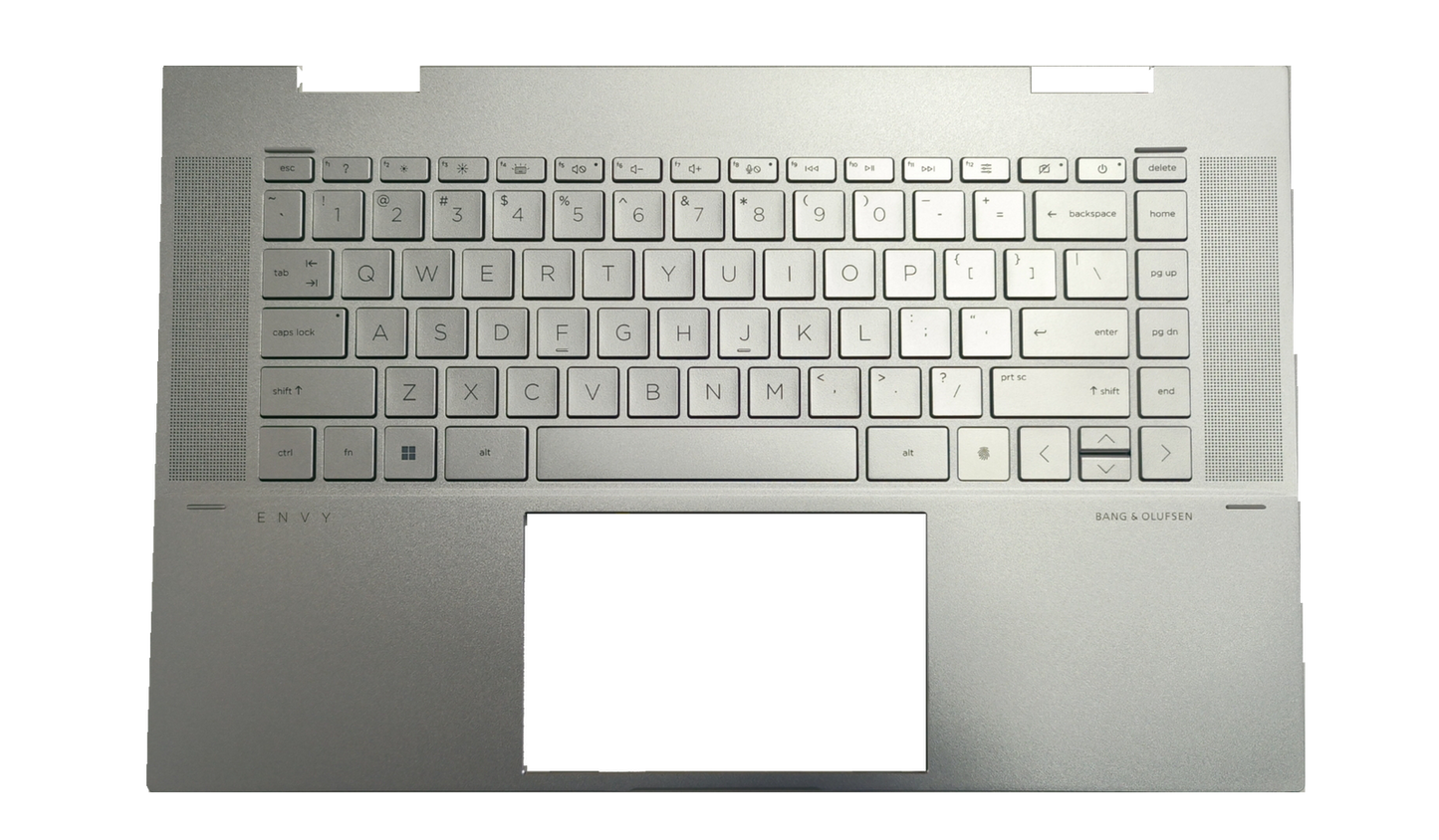 New FOR HP ENVY 15m-es 15-es Palmrest Keyboard Cover Backlit M45474-001 silvery