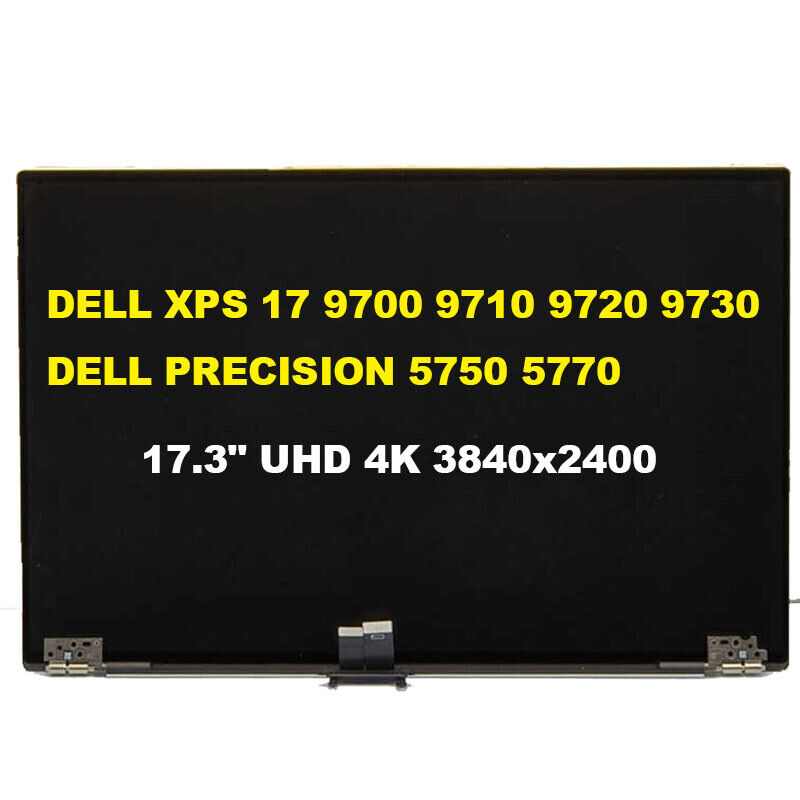 NEW Dell Xps 17 9700 9710 9720 Uhd 4k 3840x2400 Touch Screen Lcd Assembly 59cvm